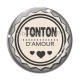 Cabochon Verre - tonton d'amour