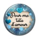 Cabochon Résine - pour ma tata d'amour