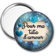 Miroir de poche - pour ma tata d'amour