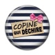 Cabochon Résine - copine qui déchire