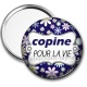 Miroir de poche - copine pour la vie