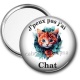 Miroir de poche - j'peux pas j'ai chat