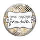 Cabochon Verre - une copine formidable