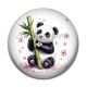 Cabochon Résine - panda