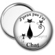 Miroir de poche - j'peux pas j'ai chat