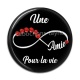 Cabochon Résine - une amie pour la vie