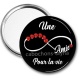 Miroir de poche - une amie super chouette