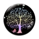 Cabochon Verre - arbre de vie