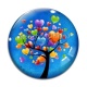 Cabochon Verre - arbre de vie