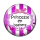 Cabochon Résine - princesse en baskets