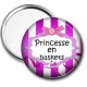 Miroir de poche - princesse en baskets