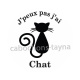 j'peux pas j'ai chat