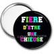 Miroir de poche - fière d'être une chieuse