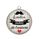 Pendentif Cabochon Argent - meilleur papou