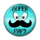Cabochon Résine - super papy