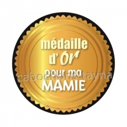 médaille d'or pour ma mamie