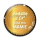 Cabochon Verre - médaille d'or pour ma mamie