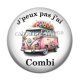 Cabochon Résine - j'peux pas j'ai combi