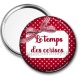 Miroir de poche - le temps des cerises