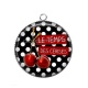 Pendentif Cabochon Argent - le temps des cerises