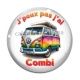 Cabochon Verre - j'peux pas j'ai combi