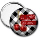 Miroir de poche - le temps des cerises