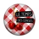 Cabochon Résine - le temps des cerises