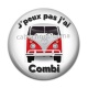 Cabochon Résine - j'peux pas j'ai combi