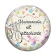 Cabochon Verre - mademoiselle attachiante
