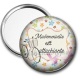 Miroir de poche - mademoiselle attachiante