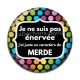 Cabochon Résine - je ne suis pas énervée juste un caractère de ...