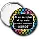 Miroir de poche - je ne suis pas énervée juste un caractère de ...