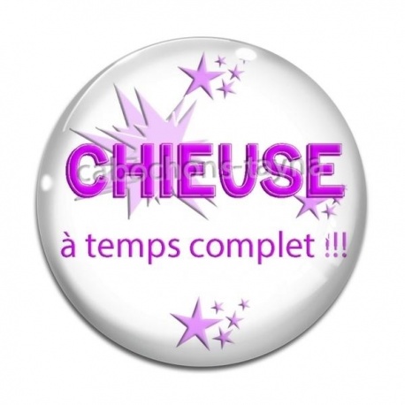 Cabochon Verre - chieuse à temps complet