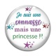 Cabochon Verre - je suis une connasse mais une princesse