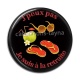 Cabochon Résine - j'peux pas suis à la retraite