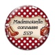 Cabochon Verre - mademoiselle connasse svp