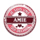 Cabochon Verre - je suis une amie qui déchire