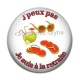 Cabochon Résine - j'peux pas suis à la retraite