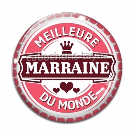 Cabochon Verre - meilleure tata du monde