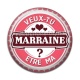 Cabochon Résine - veux tu être ma marraine