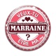 Cabochon Verre - veux tu être ma marraine