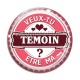Cabochon Verre - veux tu être ma témoin