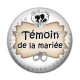 Cabochon Résine - témoin de la mariée