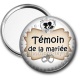 Miroir de poche - témoin de la mariée