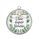 Pendentif Cabochon Argent - une super témoin