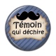 Cabochon Résine - témoin qui déchire