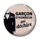 Cabochon Verre - garçon d'honneur qui déchire