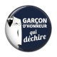 Cabochon Résine - garçon d'honneur qui déchire
