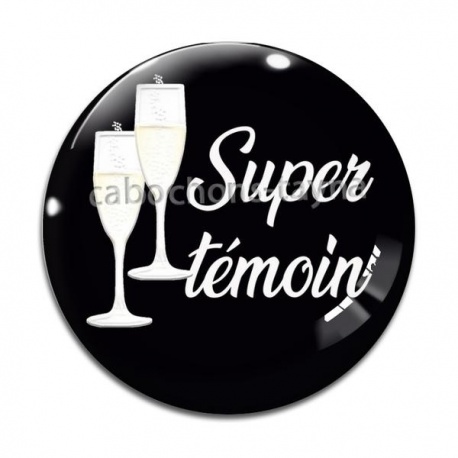 Cabochon Verre - super témoin