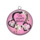 Pendentif Cabochon Argent - une super témoin